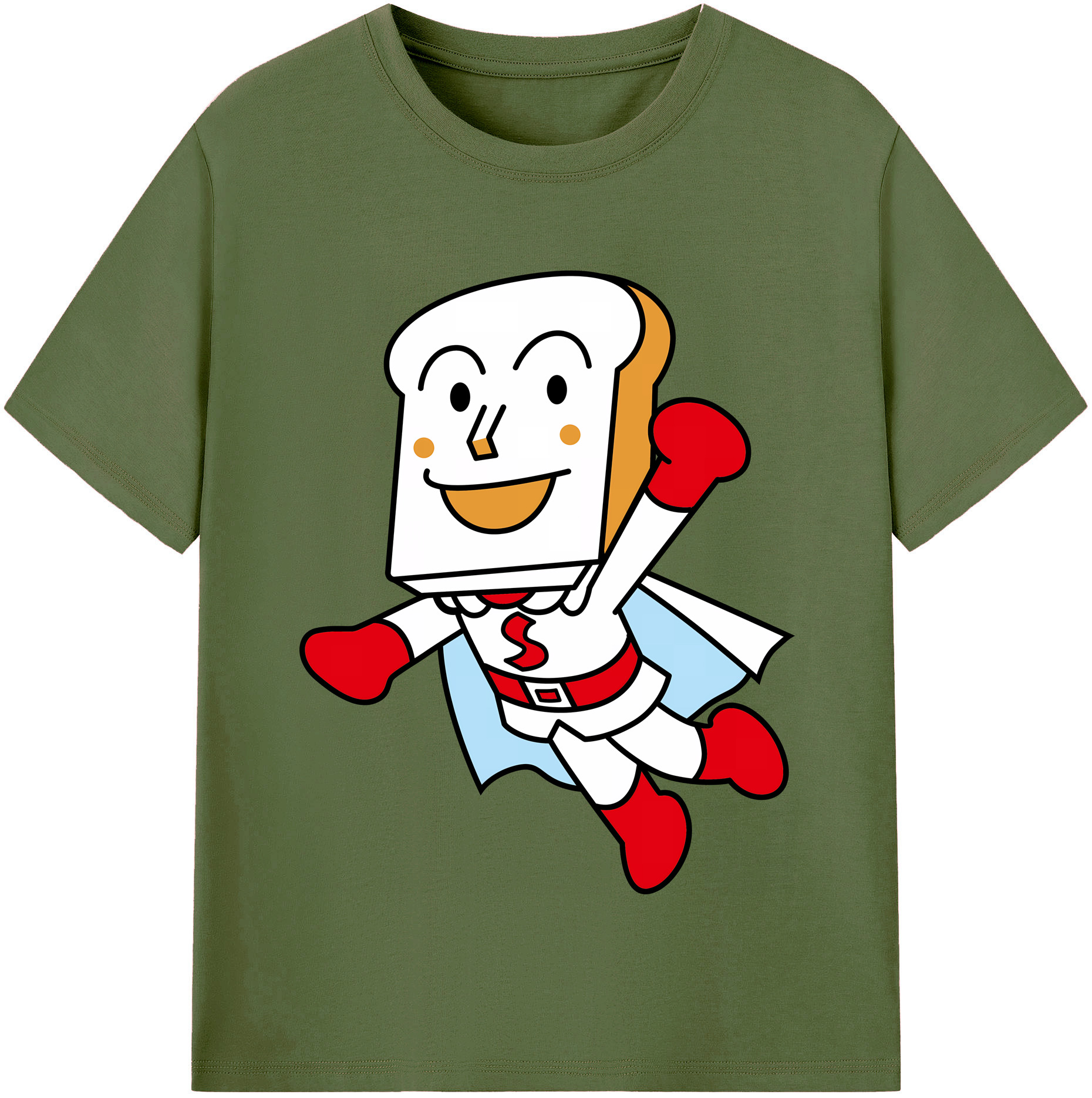 （画像用） アンパンマン Anpanman 綿100％半袖Tシャツ（フロントプリント）